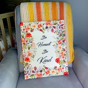 Be Honest Be Kind Canvas Print